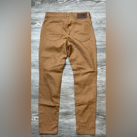Womens The North Face Tan Denim Jeans Size 2 - Picture 3 of 4